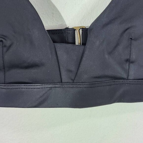 Andie Black Bikini Top Black Swim Top NWT Small Black Swimwear Andie Swim Top - Picture 2 of 11